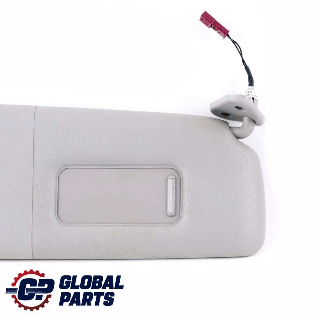  Sun Visor BMW E63 Mirror Trim Panel Cover Right O/S Himmelgrau Grey - SKU 7073572-1 - Part number 7073572