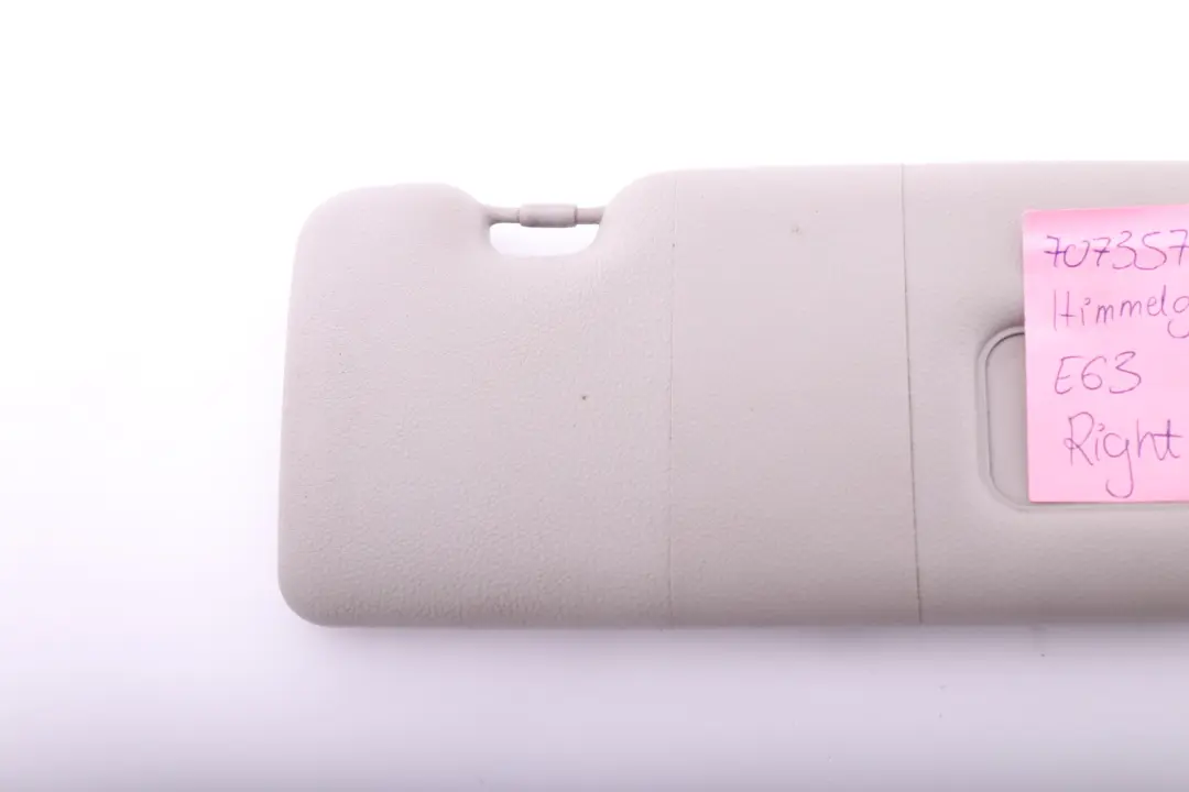 Sun Visor Mirror Right O/S Himmelgrau to BMW 6 Series E63 with Part number 7073572 BMW 6 Series E63 Sun Visor Mirror Right O/S Himmelgrau - SKU 7073572 - Part number 7073572