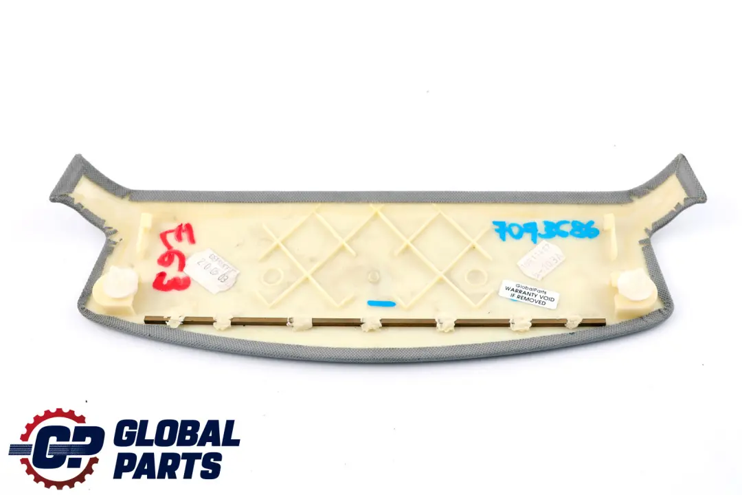 BMW E63 Covering Cover Headlining Rear Himmelgrau - SKU 7073686 - Part number 7073686