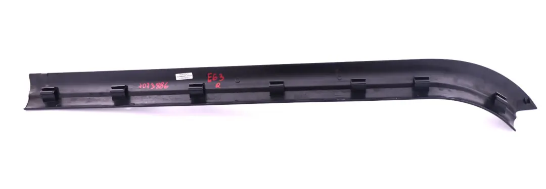 BMW 6 Series E63 E63N E64 Cover Strip Entrance Interior Right Black Schwarz O/S - SKU 7073886 - Part number 7073886