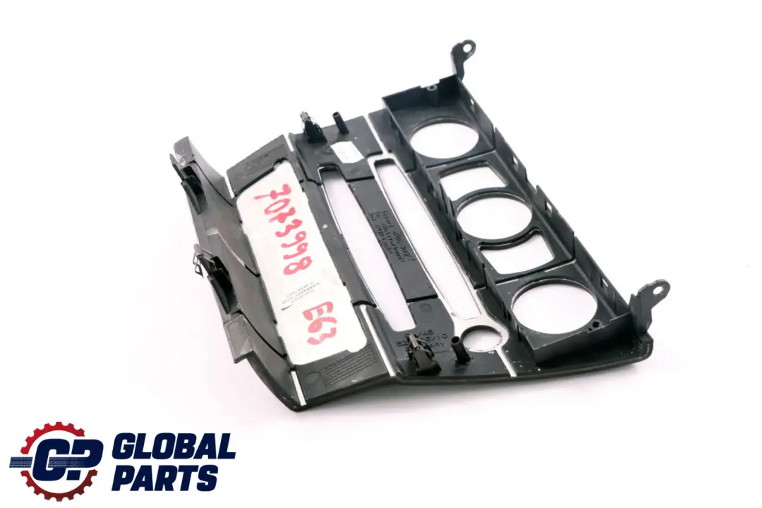 BMW E63 E64 Dekor Abdeckung Instrumententafel Mitte Birke Grau - SKU 7073998 - Teilenummer 7073998