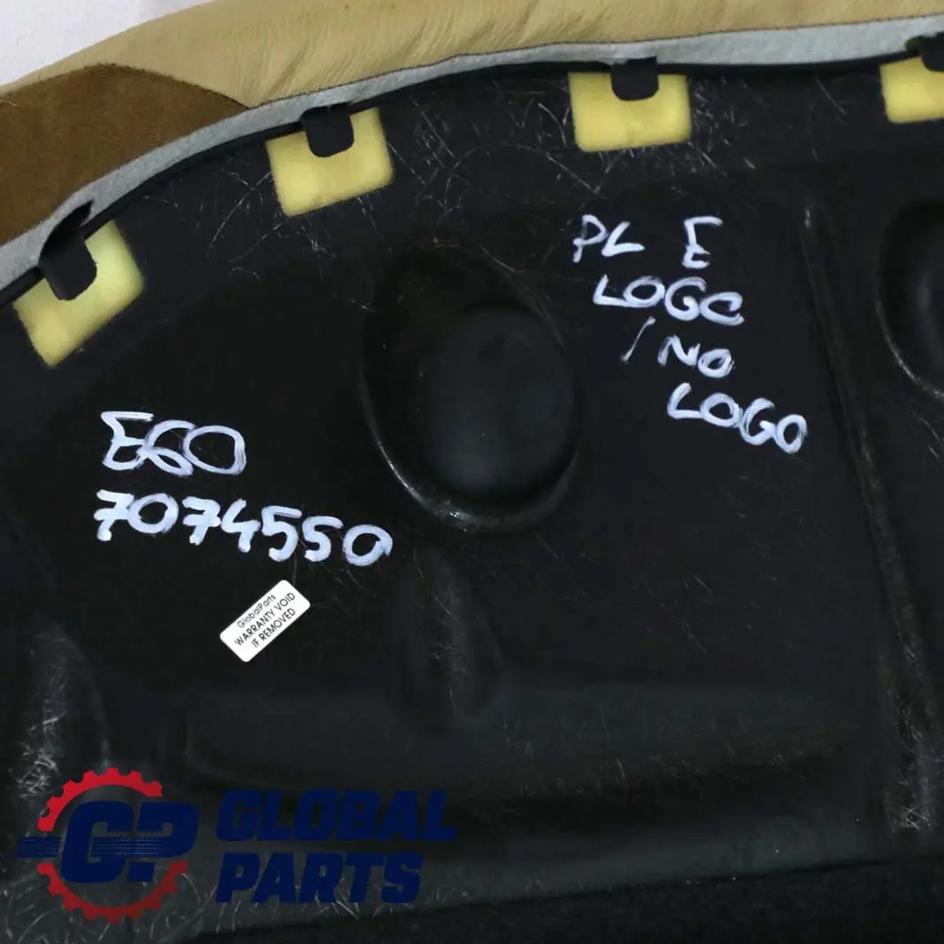 BMW E60 Interior Respaldo Asiento Trasero Funda Cojin Cuero Beige - SKU 7074550 - Número de pieza 7074550