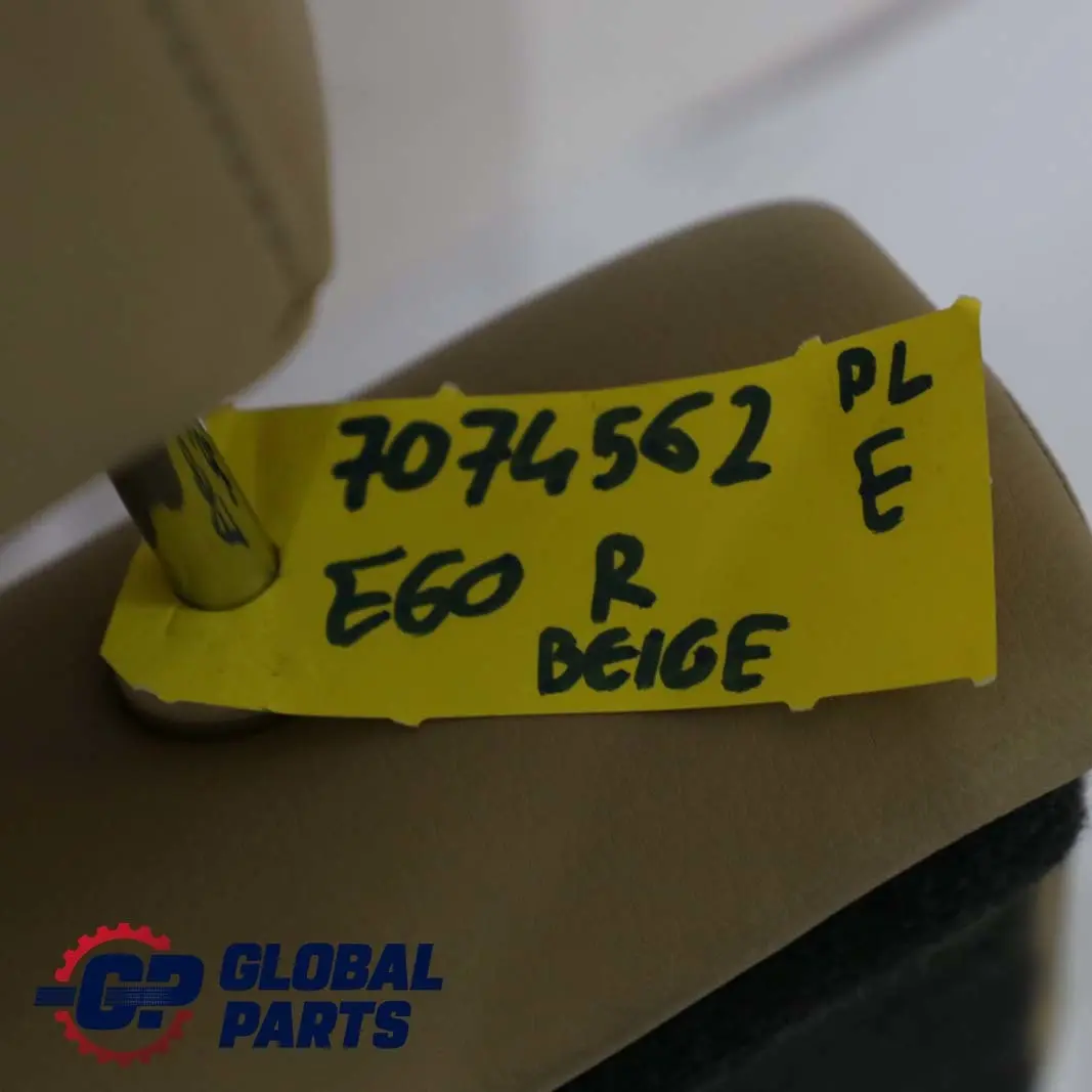 Oparcie Kanapa Prawy Tył Skóra Beż do BMW E60 o numerze 7074562 BMW E60 Oparcie Kanapa Prawy Tył Skóra Beż - SKU 7074562 - Numer Części 7074562