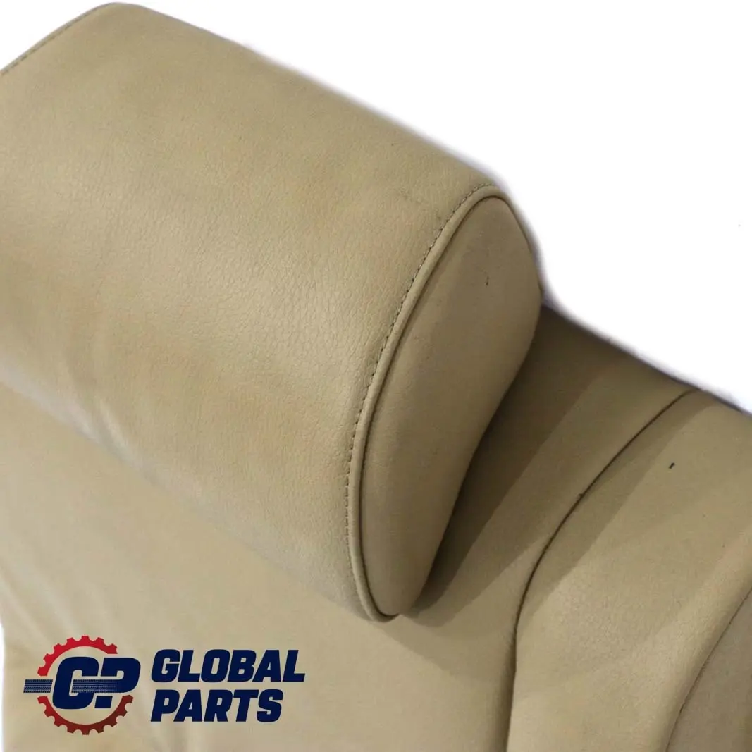 Cubierta Respaldo Trasero Derecho Asiento Trasero Cuero Beige para BMW E60 con número de pieza 7074562 BMW E60 Cubierta Respaldo Trasero Derecho Asiento Trasero Cuero Beige - SKU 7074562 - Número de pieza 7074562