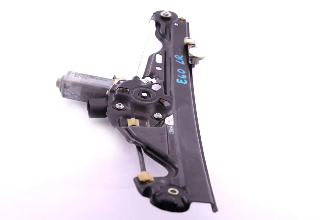 BMW E60 E61 Window Regulator Lifter With Motor Unit Rear Left N/S - SKU 7075673 - Part number 7075673