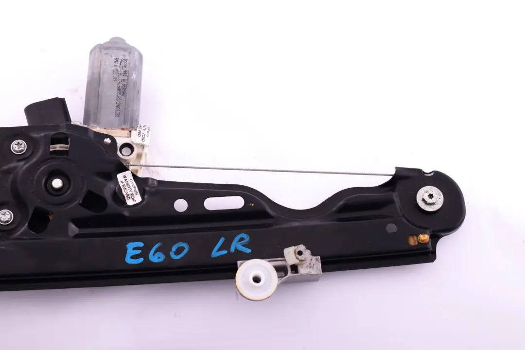 Window Regulator Lifter With Motor Unit Rear Left N/S to BMW E60 E61 with Part number 7075673 BMW E60 E61 Window Regulator Lifter With Motor Unit Rear Left N/S - SKU 7075673 - Part number 7075673