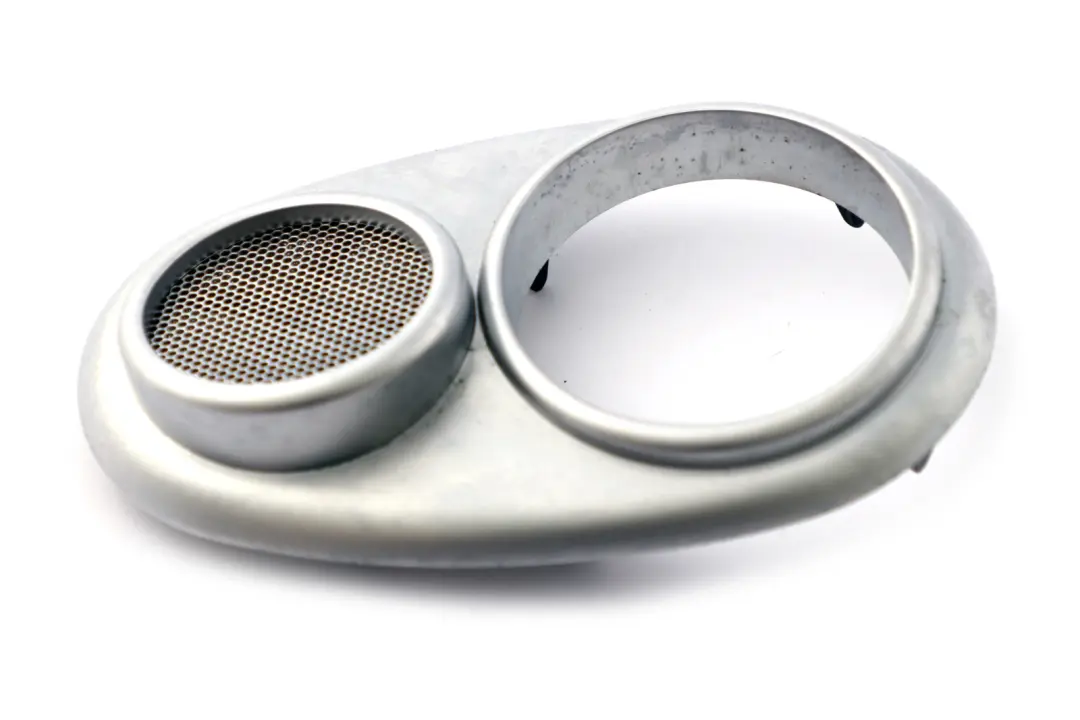 Inside Door Opener Speaker Cover Right O/S White Silver to Mini Cooper One R50 R52 with Part number 7075818 Mini Cooper One R50 R52 Inside Door Opener Speaker Cover Right O/S White Silver - SKU 7075818 - Part number 7075818