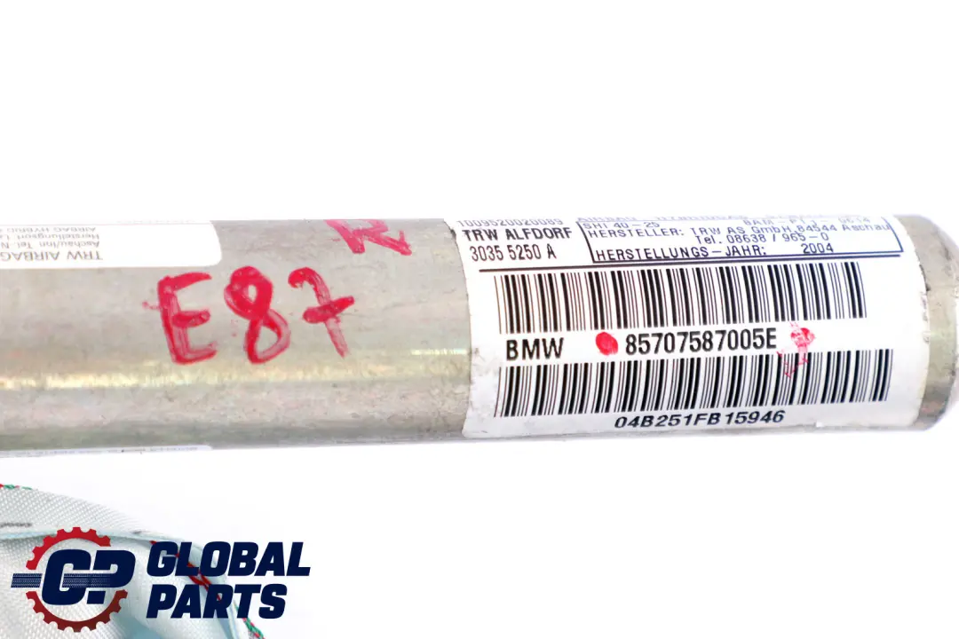  Rideau De Toit BMW E87 E87N LCI Airbag De Tête Droit 9132878 - SKU 7075870 - Numéro de pièce 7075870