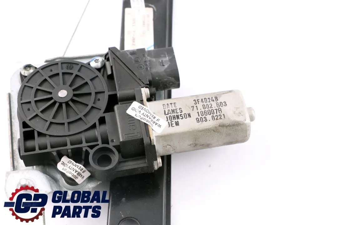  Fensterheber BMW E90 E91 Hinten Links Elektromotor Regler - SKU 7075883 - Teilenummer 7075883