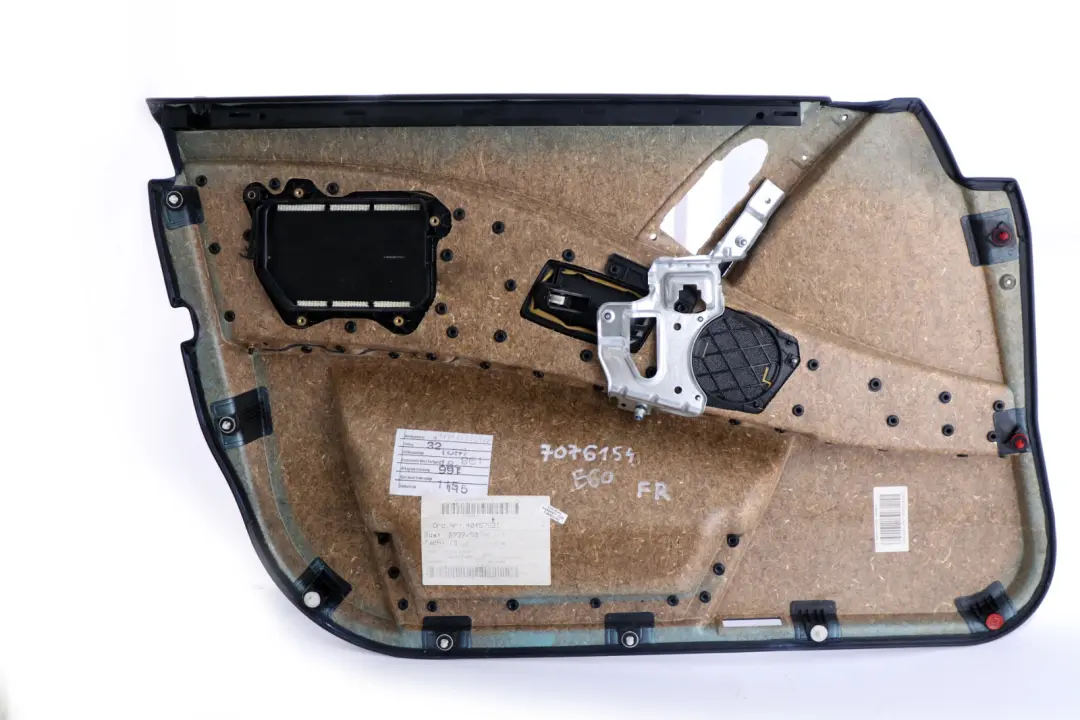 BMW E60 E61 Pannello Porta Tessuto Anteriore Destro Antracite - SKU 7076154 - Numero di parte 7076154