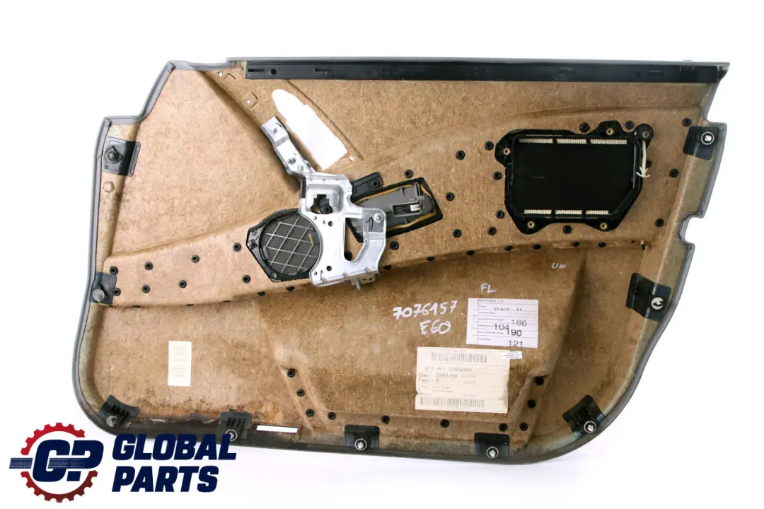 Door Card Lining Cloth Trim Panel Front Left N/S Grey to BMW 5 Series E60 E61 with Part number 7076157 BMW 5 Series E60 E61 Door Card Lining Cloth Trim Panel Front Left N/S Grey - SKU 7076157 - Part number 7076157