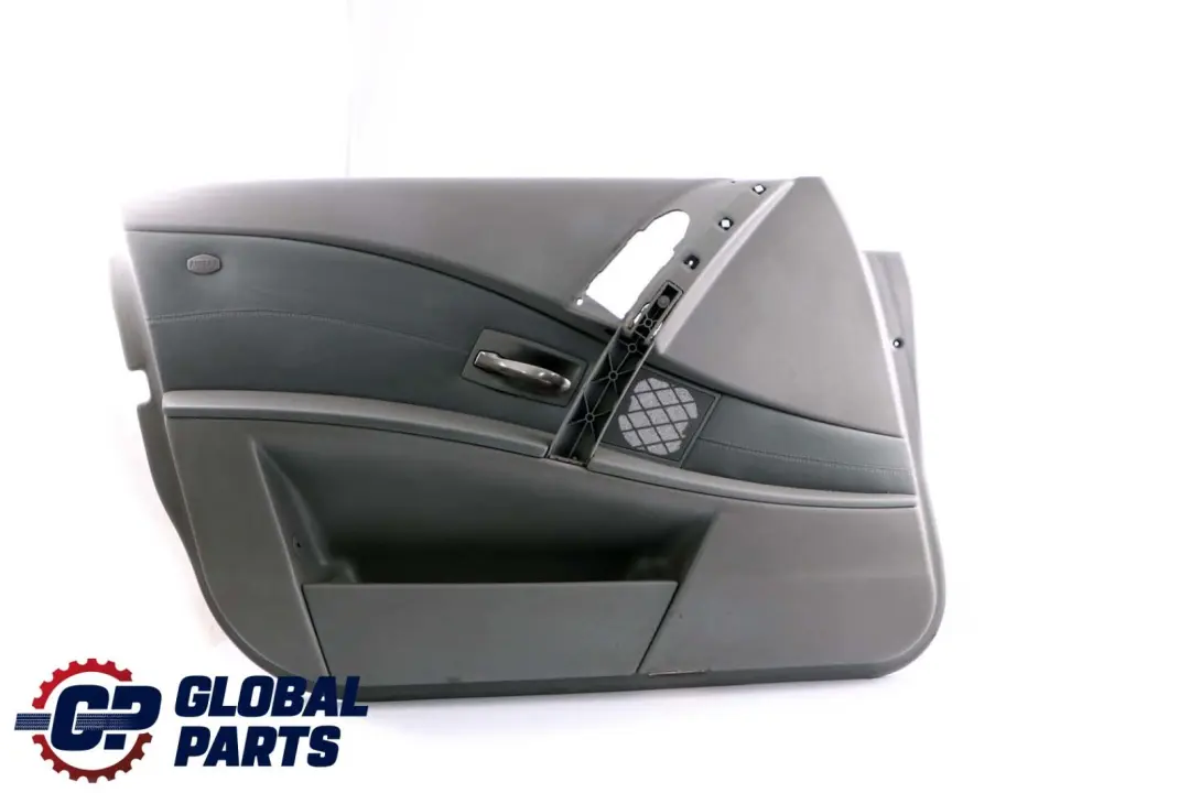 BMW 5 Series E60 E61 Door Card Lining Leather Trim Panel Front Left N/S Grey - SKU 7076169 - Part number 7076169