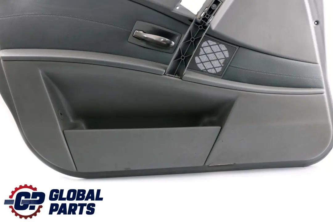 BMW 5 Series E60 E61 Door Card Lining Leather Trim Panel Front Left N/S Grey - SKU 7076169 - Part number 7076169