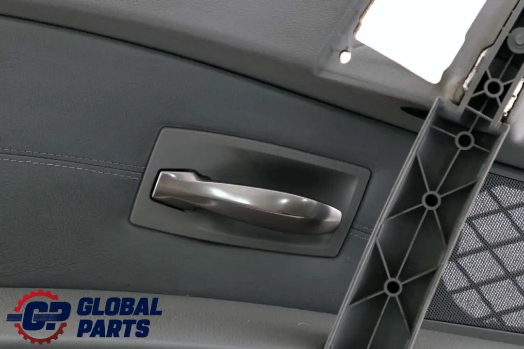 BMW 5 Series E60 E61 Door Card Lining Leather Trim Panel Front Left N/S Grey - SKU 7076169 - Part number 7076169