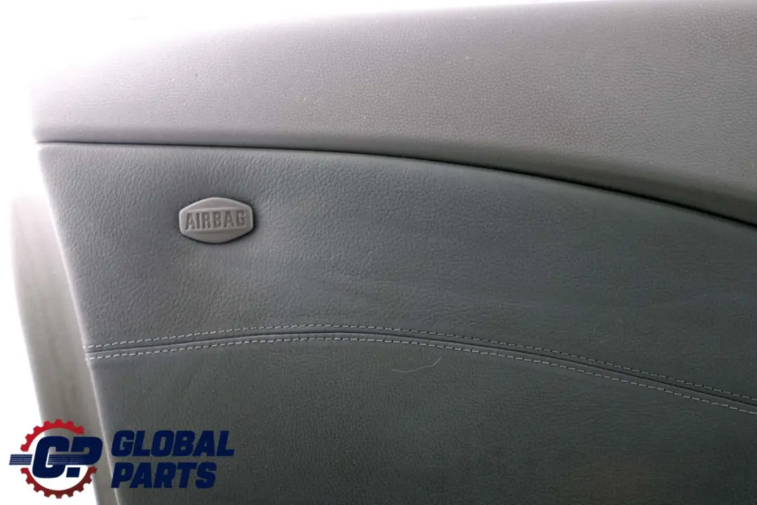 BMW 5 Series E60 E61 Door Card Lining Leather Trim Panel Front Left N/S Grey - SKU 7076169 - Part number 7076169
