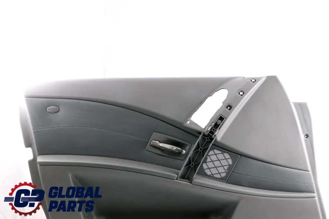 BMW 5 Series E60 E61 Door Card Lining Leather Trim Panel Front Left N/S Grey - SKU 7076169 - Part number 7076169