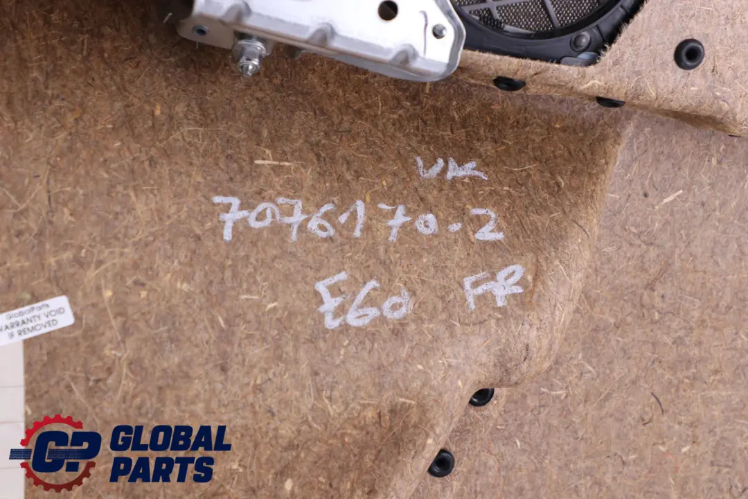 BMW 5 er E60 E61 Türverkleidung Vorn Rechts Leder Dakota Grau - SKU 7076170-2 - Teilenummer 7076170