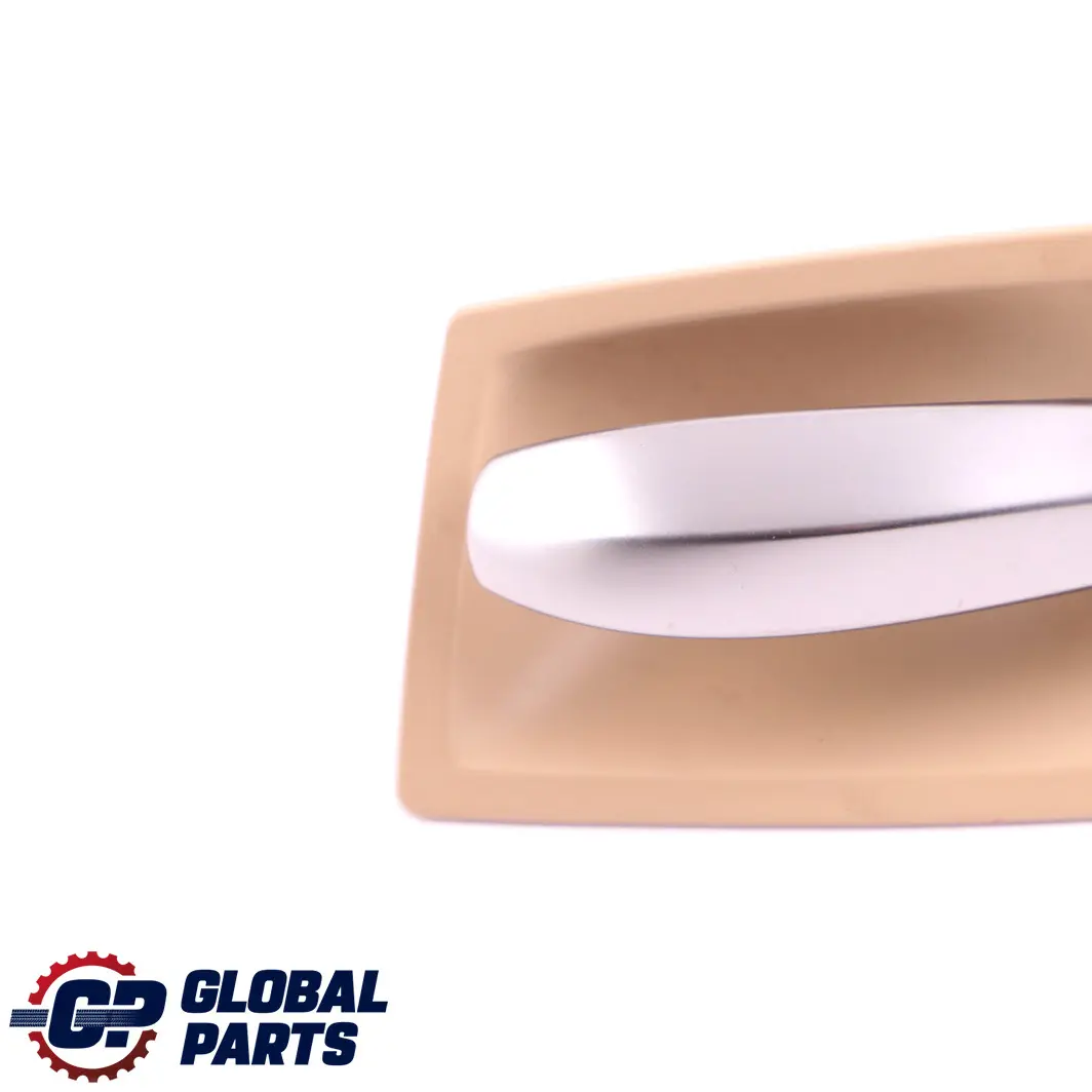 Tirador Puerta Interior Izquierdo Beige Rutenio para BMW Serie 5 E60 E61 con número de pieza 7034287 BMW Serie 5 E60 E61 Tirador Puerta Interior Izquierdo Beige Rutenio - SKU 7076259 - Número de pieza 7034287