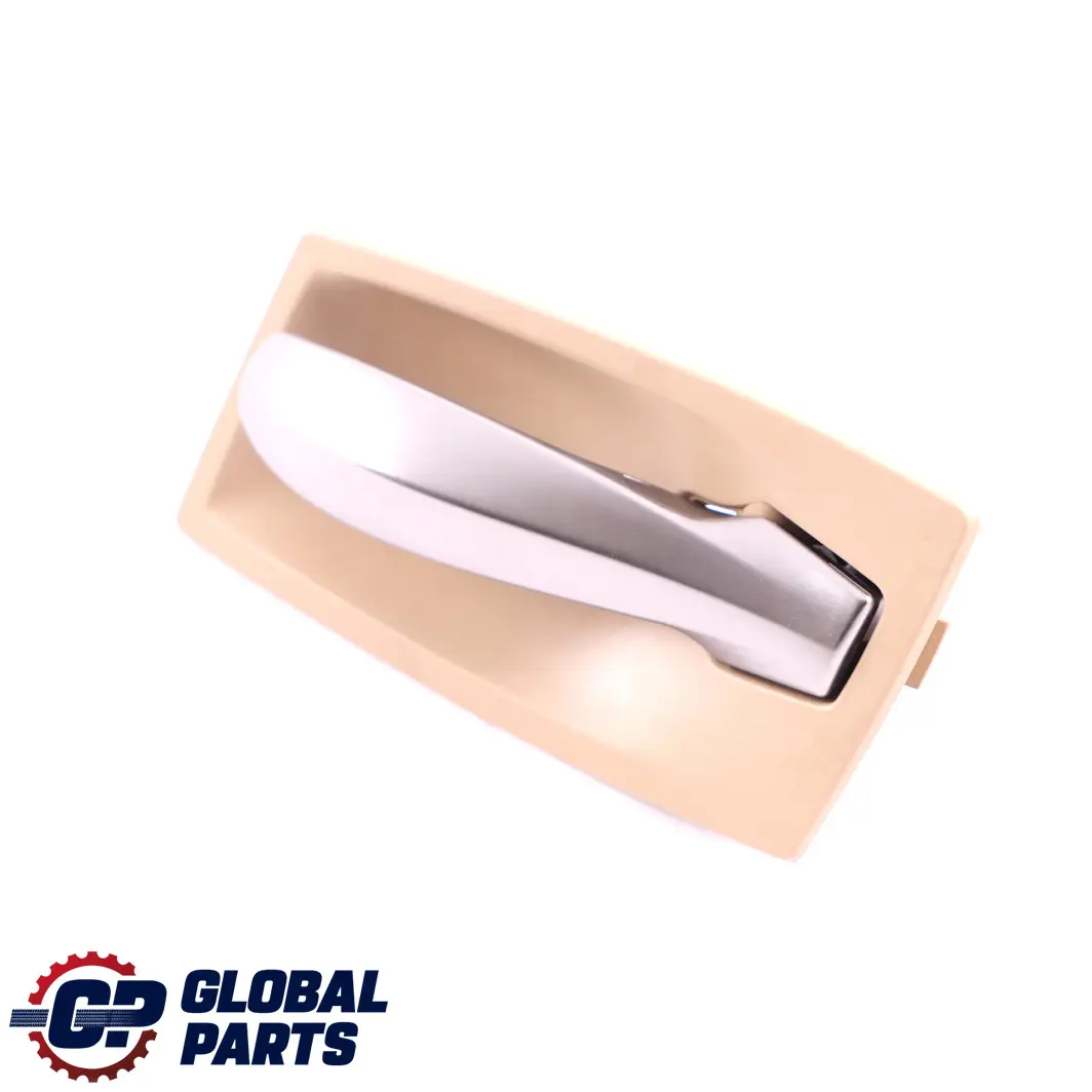 BMW 5 Series E60 E61 Door Handle Inside Left N/S Beige Ruthenium - SKU 7076259 - Part number 7034287