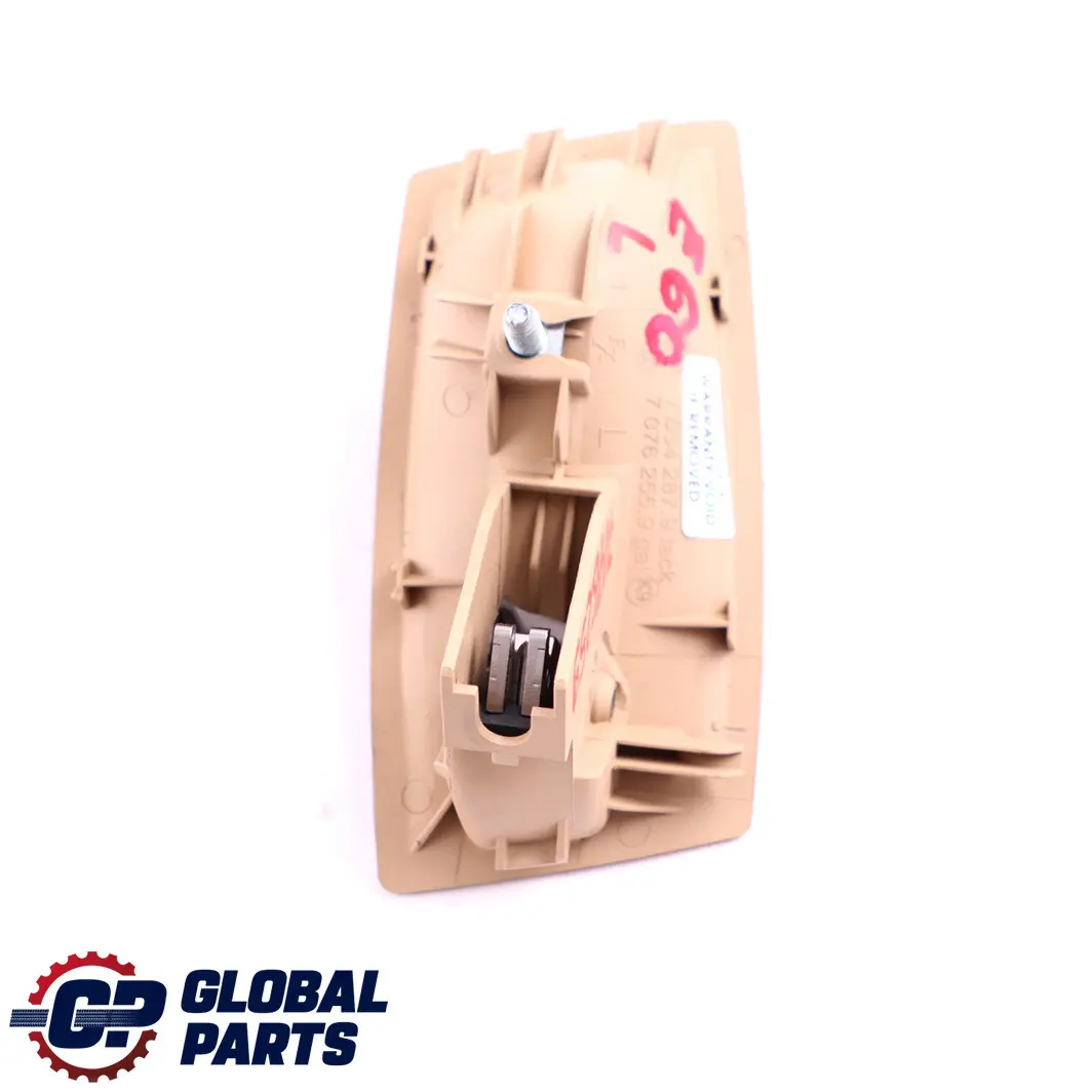 Maniglia interna porta sinistra Beige Rutenio per BMW E60 E61 con numero di parte 7034287 BMW E60 E61 Maniglia interna porta sinistra Beige Rutenio - SKU 7076259 - Numero di parte 7034287