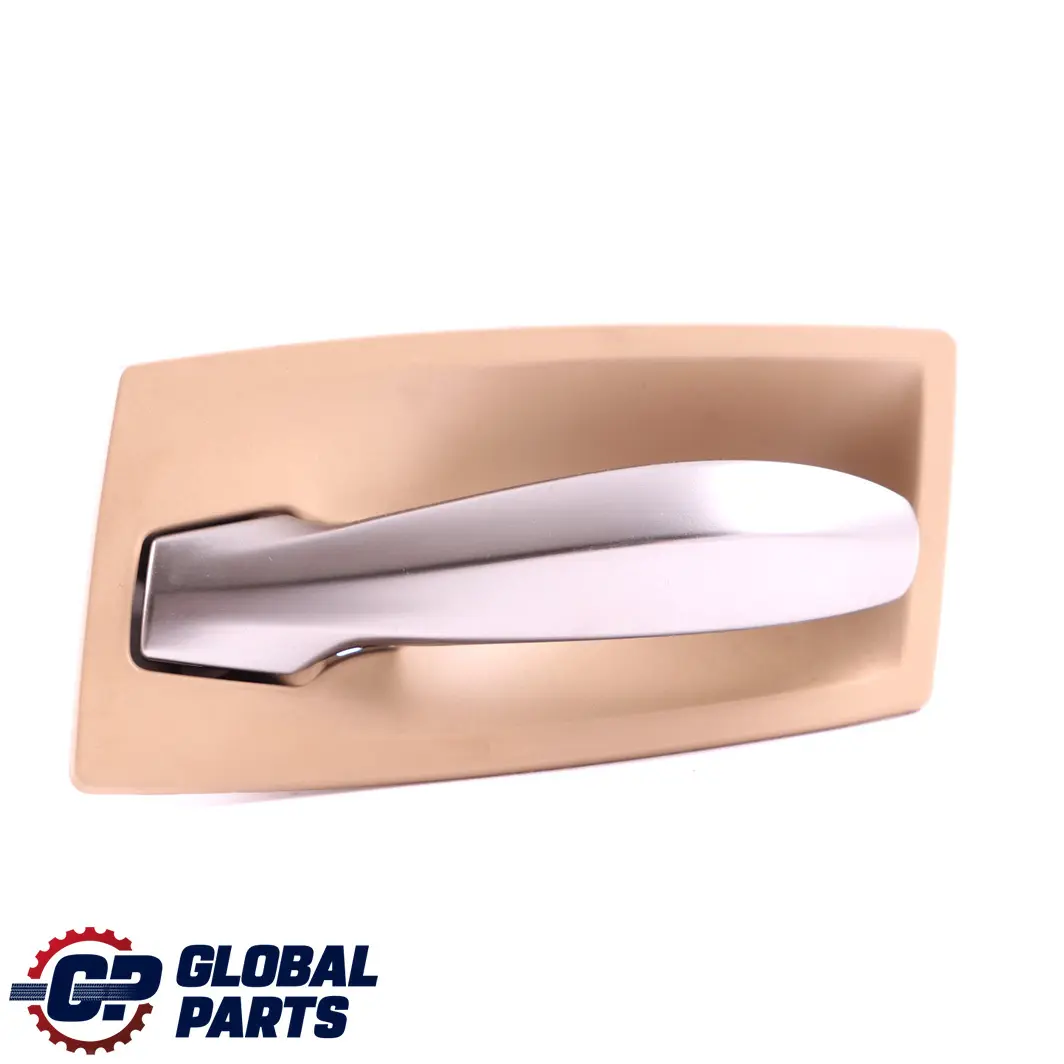 BMW 5 Series E60 E61 Door Handle Inside Left N/S Beige Ruthenium - SKU 7076259 - Part number 7034287