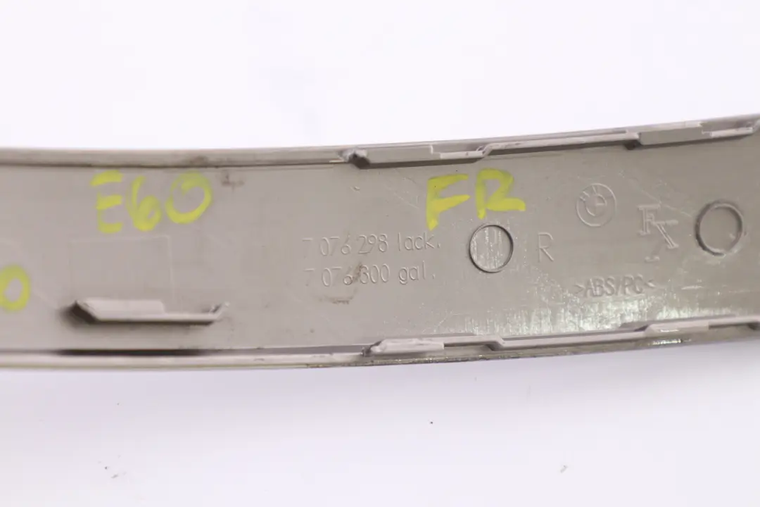 Handle Upper Part Trim Front Right O/S Ruthenium to BMW 5 Series E60 E61 with Part number 7076300 BMW 5 Series E60 E61 Handle Upper Part Trim Front Right O/S Ruthenium - SKU 7076300 - Part number 7076300