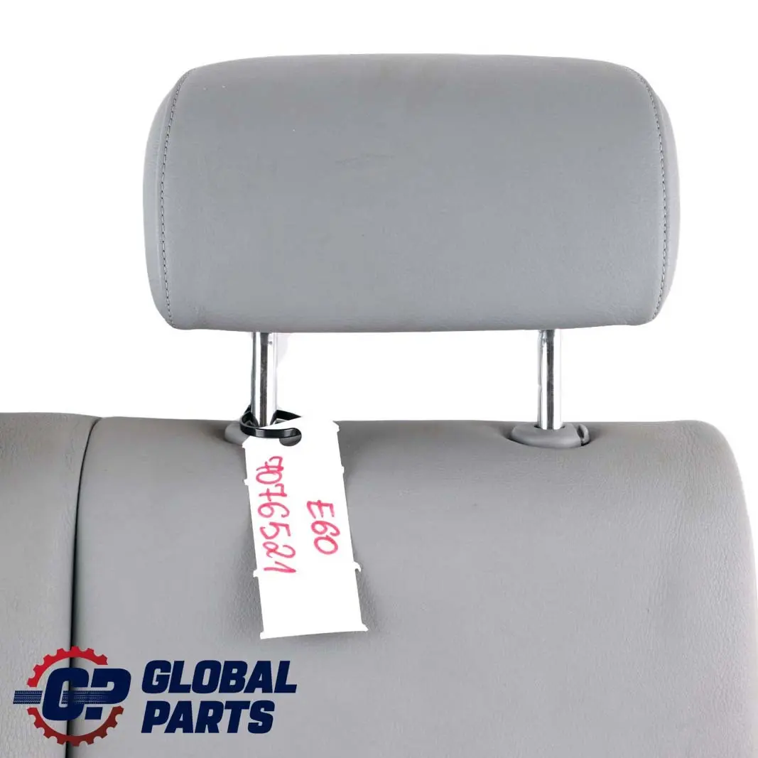BMW 5 Series E60 Saloon Rear Left Backrest N/S Ski Bag Back Seat Grey Leather - SKU 7076521 - Part number 7076521