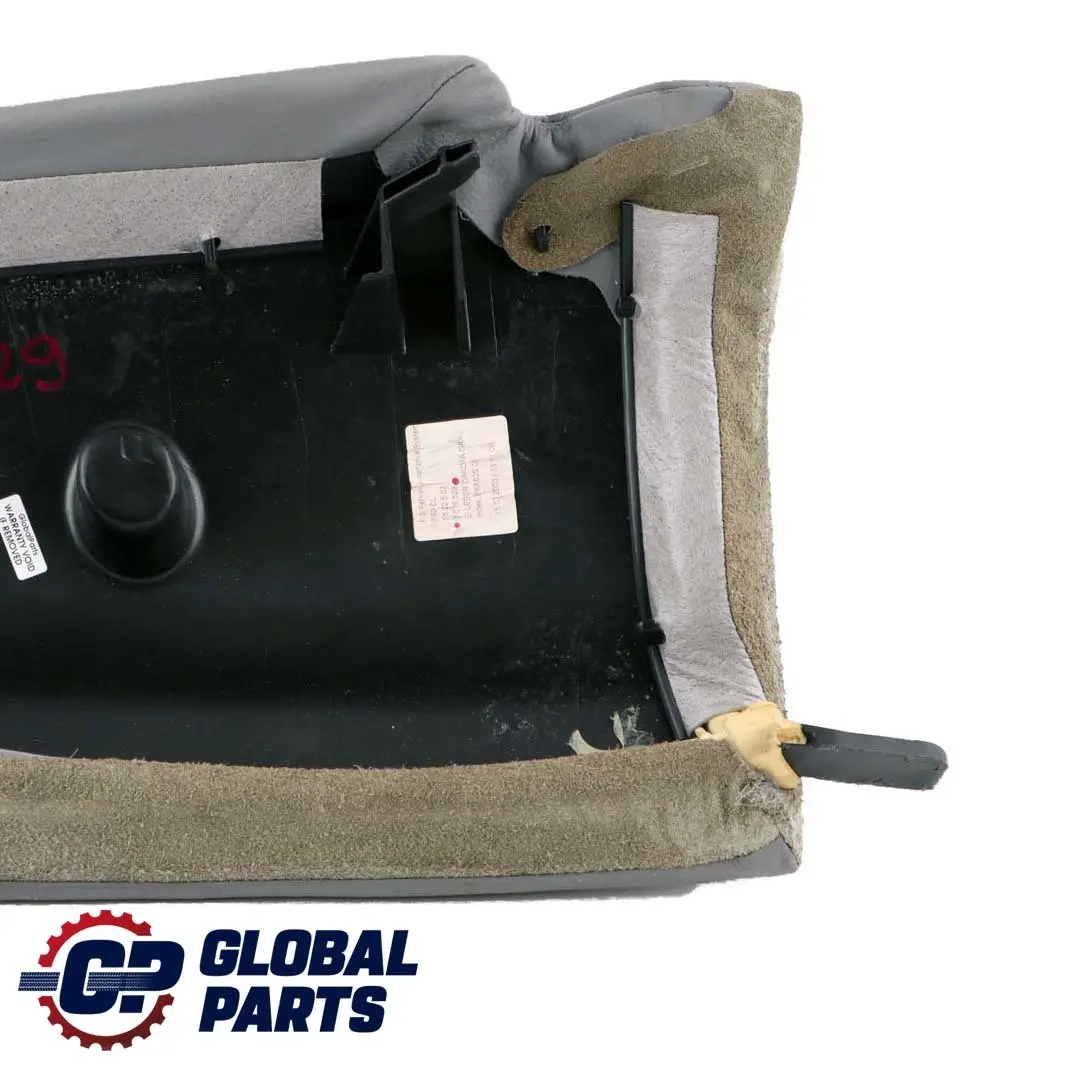Leather Trim Panel Cover Rear Left Seats Grey to BMW 5 Series E60 with Part number 7076529 BMW 5 Series E60 Leather Trim Panel Cover Rear Left Seats Grey - SKU 7076529 - Part number 7076529