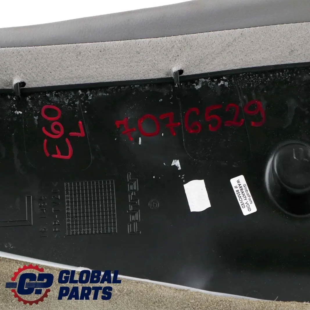 BMW 5er E60 Lederverkleidung hinten links Sitze grau - SKU 7076529 - Teilenummer 7076529