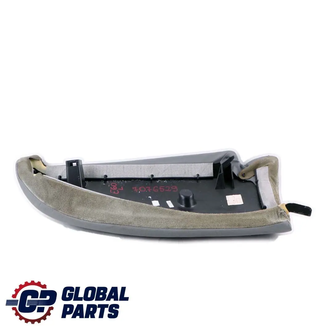 Leather Trim Panel Cover Rear Left Seats Grey to BMW 5 Series E60 with Part number 7076529 BMW 5 Series E60 Leather Trim Panel Cover Rear Left Seats Grey - SKU 7076529 - Part number 7076529