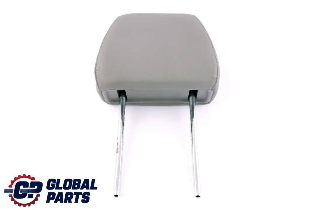 Headrest BMW E60 E61 Front Seat Left Right N/O/S Leather Grey to with Part number 7076665 Headrest BMW E60 E61 Front Seat Left Right N/O/S Leather Grey - SKU 7076665 - Part number 7076665