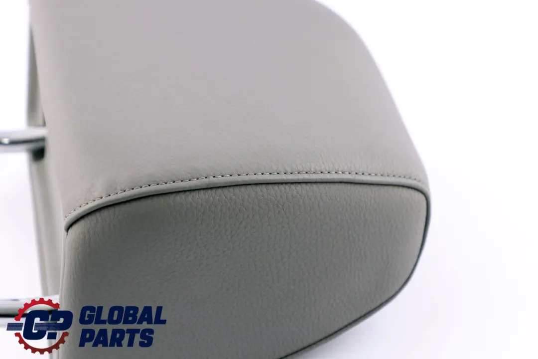 Headrest BMW E60 E61 Front Seat Left Right N/O/S Leather Grey to with Part number 7076665 Headrest BMW E60 E61 Front Seat Left Right N/O/S Leather Grey - SKU 7076665 - Part number 7076665
