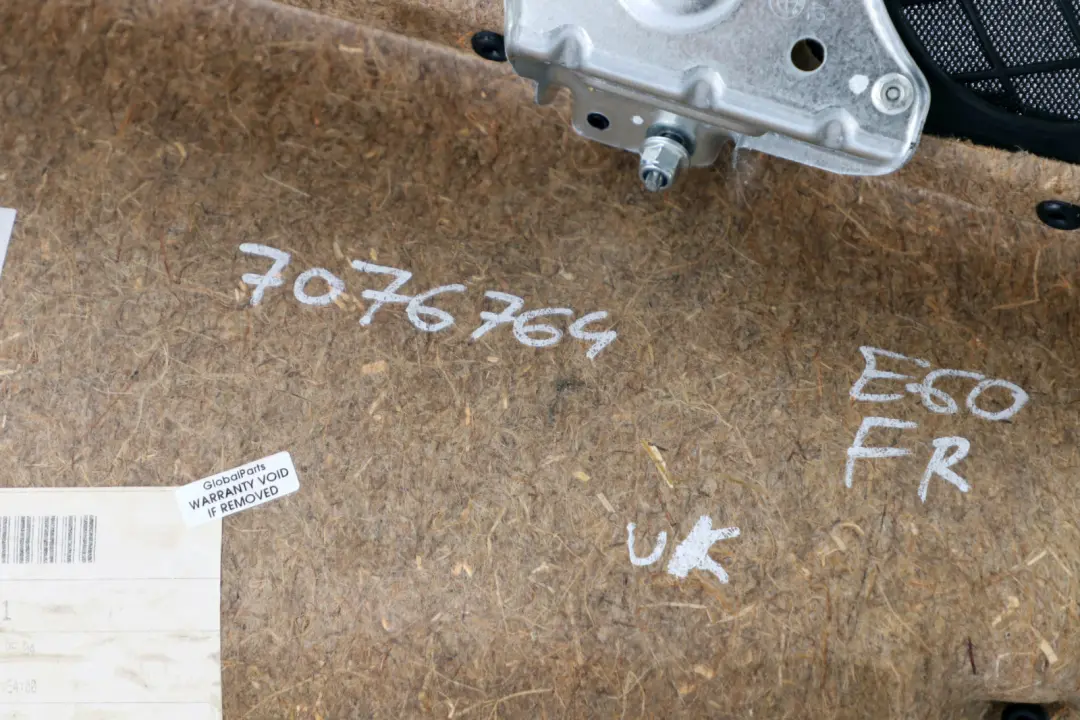 BMW 5 er 5 E60 E61 Türverkleidung Vorn Rechts Schwarz - SKU 7076764 - Teilenummer 7076764