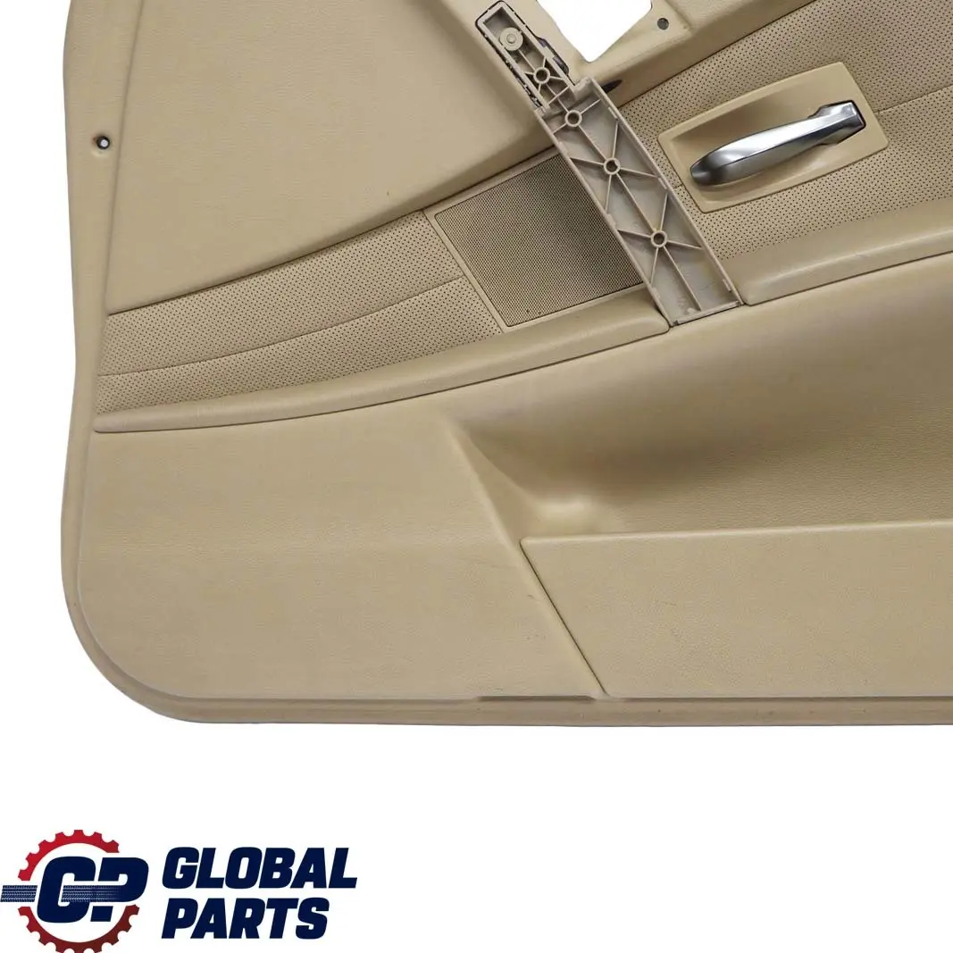 BMW E60 E61 Pannello Porta Copertura Anteriore Destro Pelle Nasca Beige - SKU 7076802 - Numero di parte 7076802