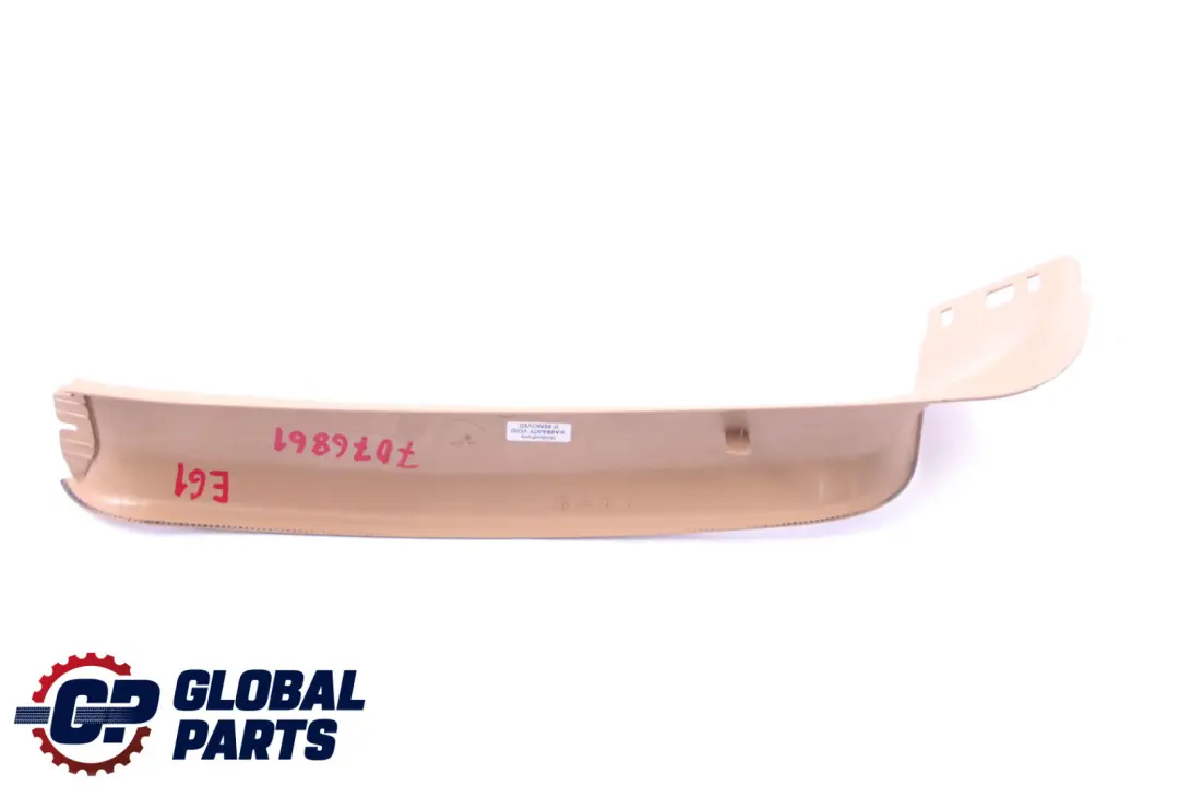 BMW E61 Interior Lateral Left N/S Trunk Lid Trim Panel Beige - SKU 7076861 - Part number 7061395