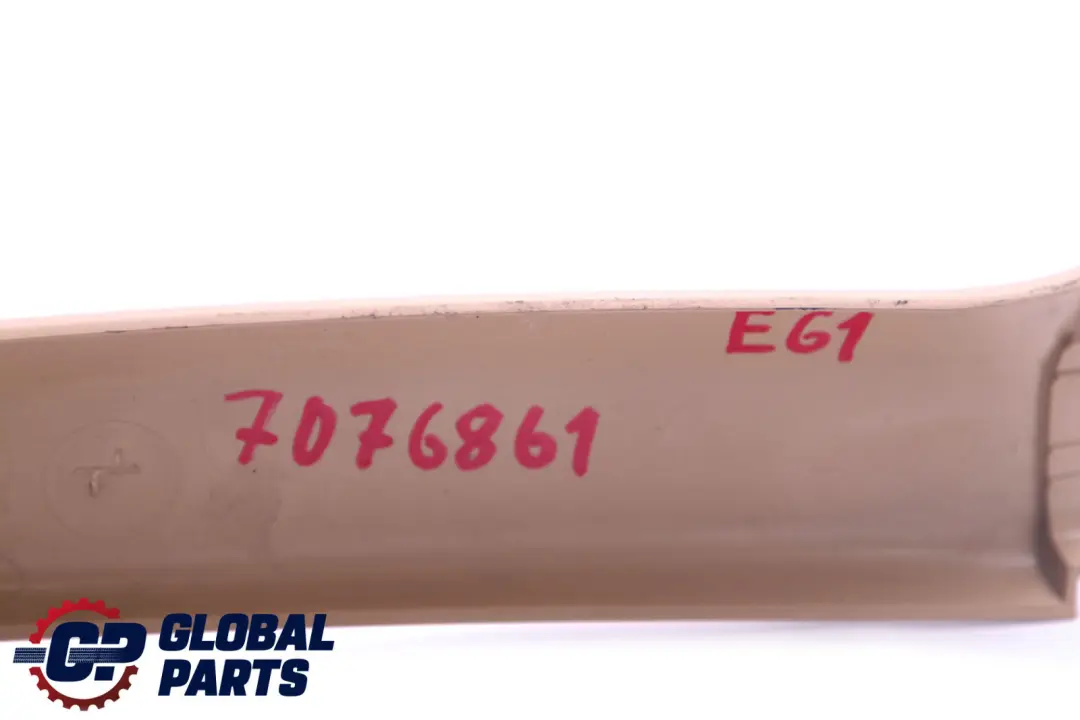 BMW E61 Interior Lateral Izquierdo Embellecedor Tapa Maletero Beige - SKU 7076861 - Número de pieza 7061395