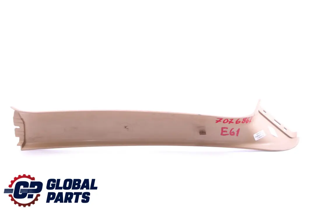 BMW 5 Series E61 Interior Lateral Right O/S Trunk Lid Trim Panel Beige - SKU 7076862 - Part number 7061396