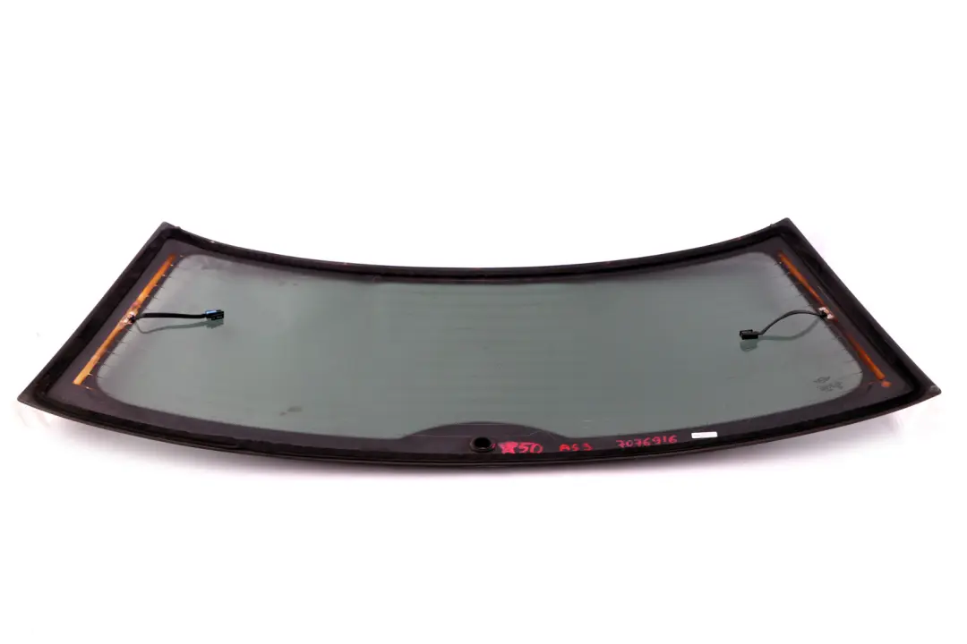 Mini Cooper One R50 R53 Vetro Posteriore Nero AS3 Trim - SKU 7076916 - Numero di parte 7076916