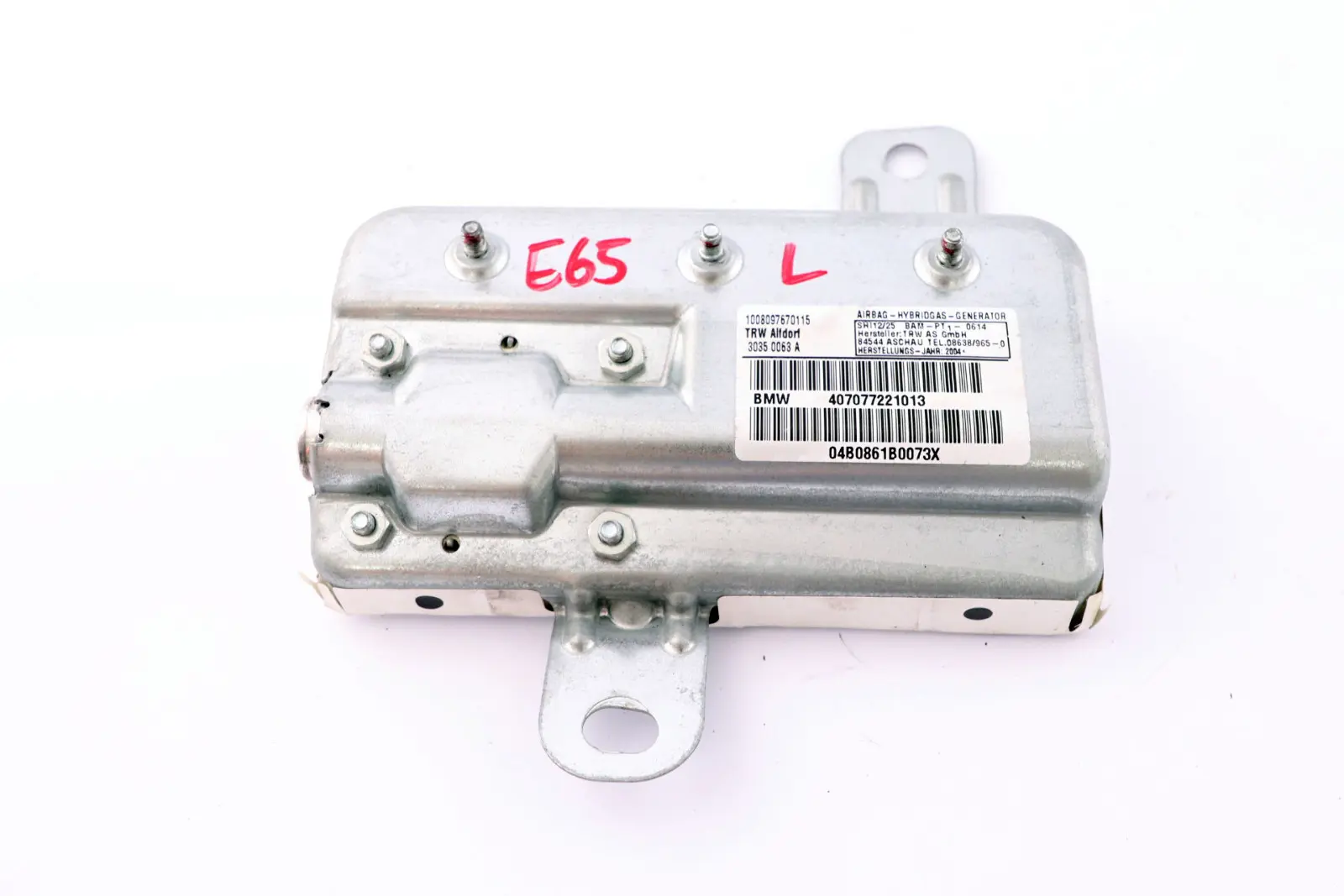 BMW E65 E66 Modulo Airbag Porta posteriore sinistra 7077221