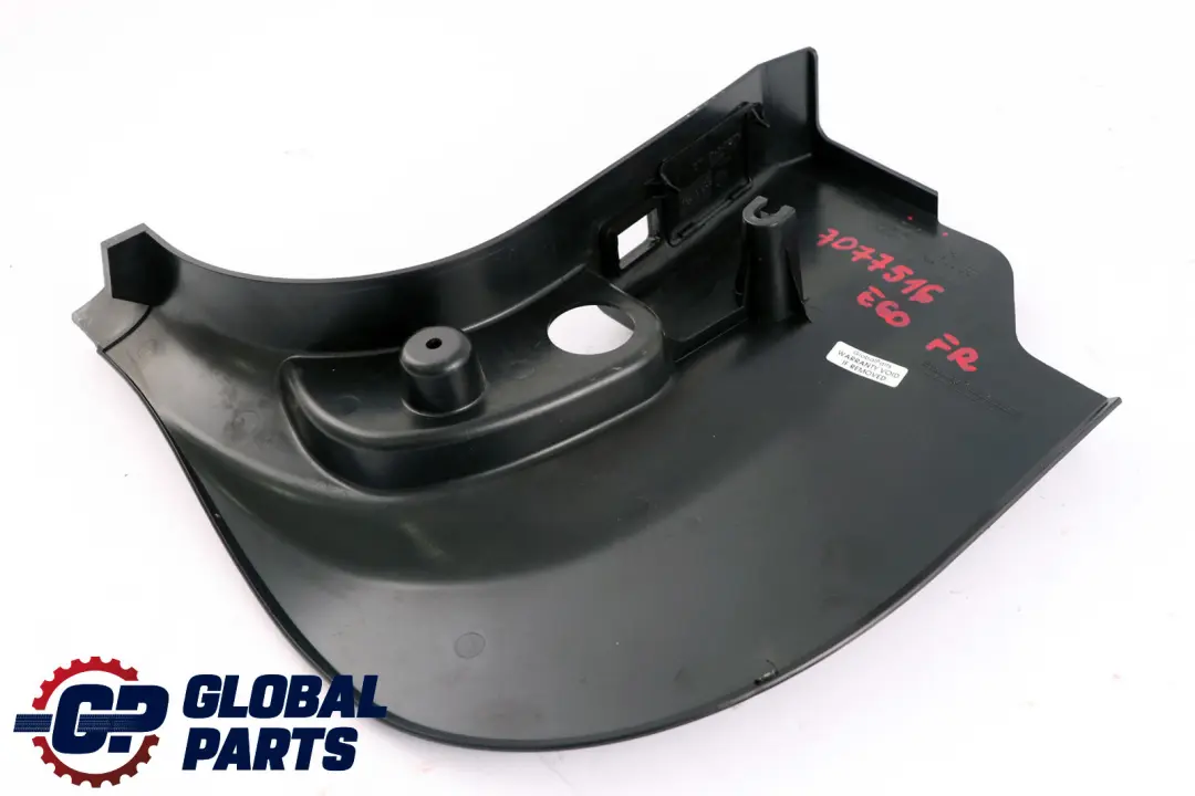 BMW 5 Series E60 E61 M5 Lateral Trim Panel Front Right Leg Room - SKU 7077516 - Part number 51437077516