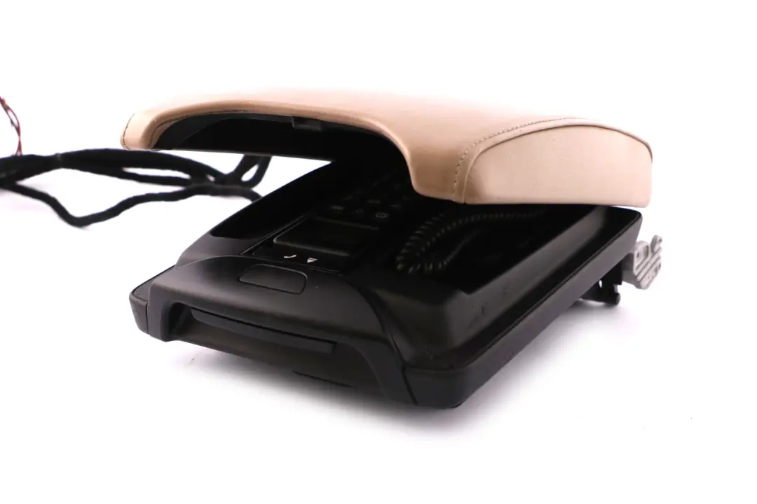 BMW X5 Series 1 E53 Leather Cover Centre Console Armrest Beige Phone - SKU 7077529-1 - Part number 7077529