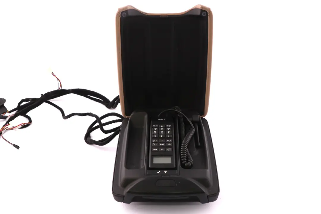 BMW X5 Series 1 E53 Leather Cover Centre Console Armrest Beige Phone - SKU 7077529-1 - Part number 7077529