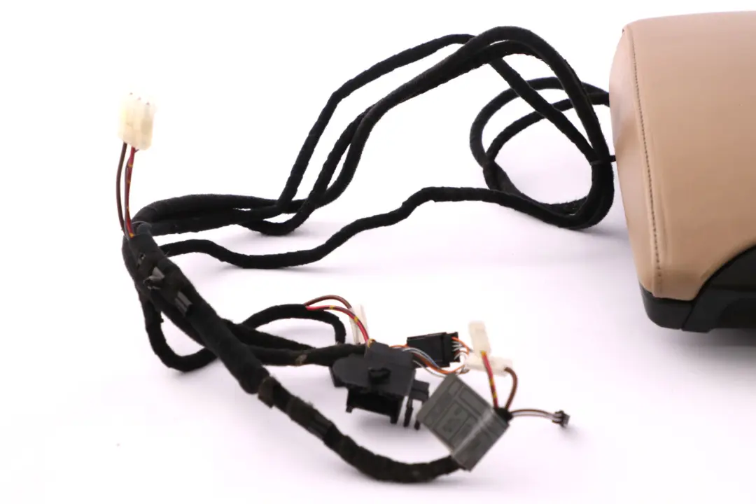 BMW X5 Series 1 E53 Leather Cover Centre Console Armrest Beige Phone - SKU 7077529-1 - Part number 7077529