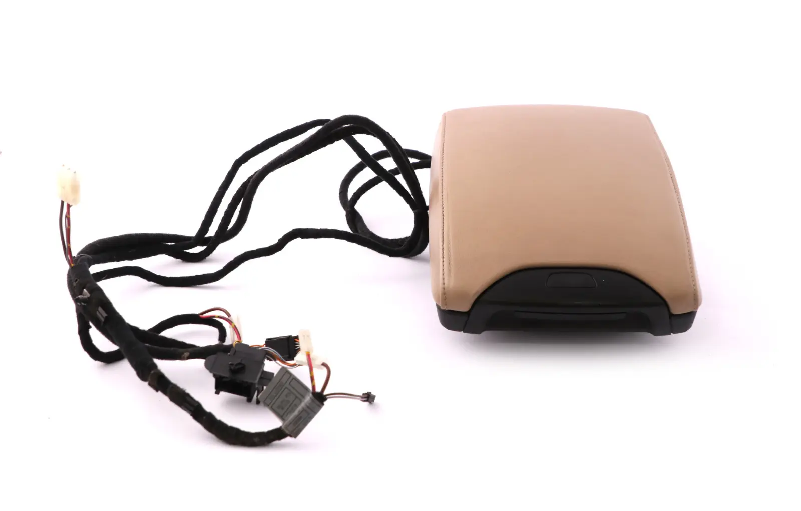 BMW X5 Series 1 E53 Leather Cover Centre Console Armrest Beige Phone 7077529