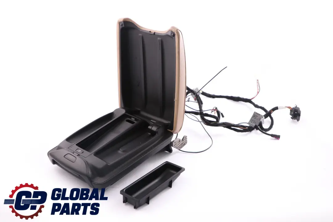 BMW X5 Series E53 2 Leather Cover Centre Console Armrest Beige Phone - SKU 7077529-2 - Part number 7077529