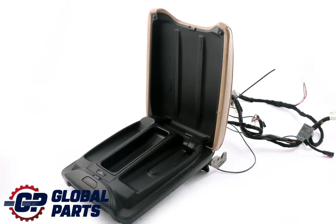 BMW X5 Series E53 2 Leather Cover Centre Console Armrest Beige Phone - SKU 7077529-2 - Part number 7077529