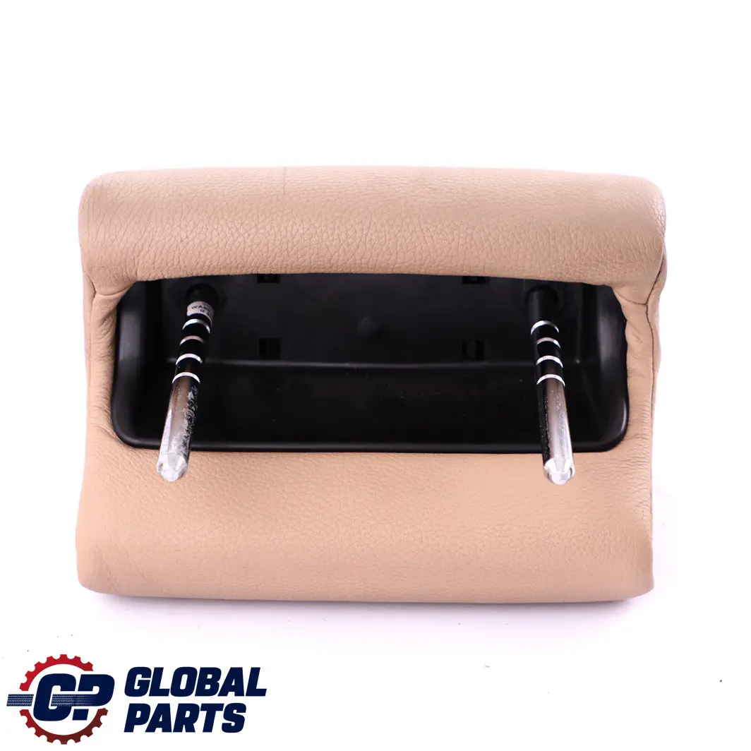 Middle Centre Headrest Leather Dakota Light Beige to BMW X5 Series E53 Rear Seat with Part number 7077620 BMW X5 Series E53 Rear Seat Middle Centre Headrest Leather Dakota Light Beige - SKU 7077620 - Part number 7077620