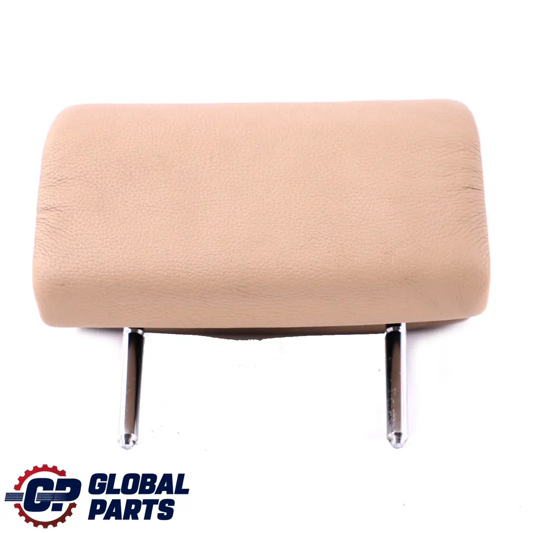Middle Centre Headrest Leather Dakota Light Beige to BMW X5 Series E53 Rear Seat with Part number 7077620 BMW X5 Series E53 Rear Seat Middle Centre Headrest Leather Dakota Light Beige - SKU 7077620 - Part number 7077620