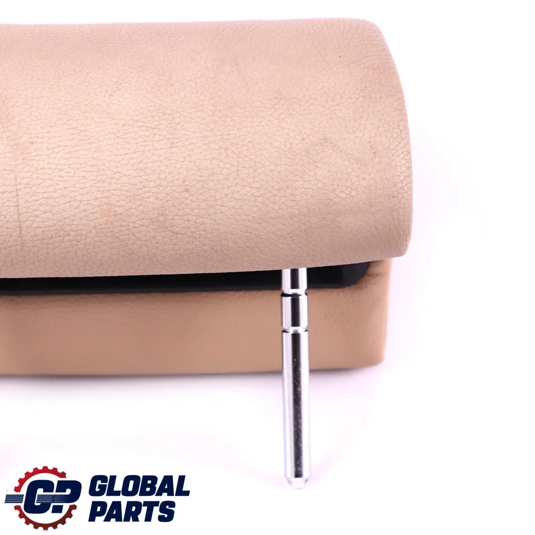 Middle Centre Headrest Leather Dakota Light Beige to BMW X5 Series E53 Rear Seat with Part number 7077620 BMW X5 Series E53 Rear Seat Middle Centre Headrest Leather Dakota Light Beige - SKU 7077620 - Part number 7077620