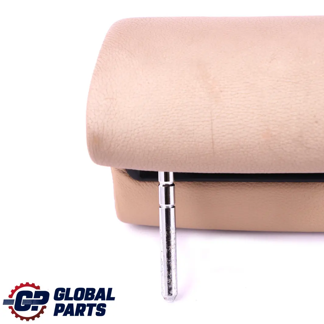 Middle Centre Headrest Leather Dakota Light Beige to BMW X5 Series E53 Rear Seat with Part number 7077620 BMW X5 Series E53 Rear Seat Middle Centre Headrest Leather Dakota Light Beige - SKU 7077620 - Part number 7077620